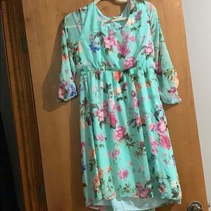 Pink Blush Maternity Dress